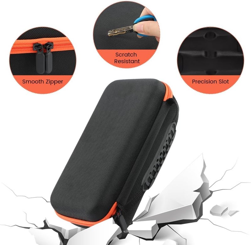 Ranjaner Wireless Microphone Case, Portable Handheld Dual Mic Storage Box for Singing or Karaoke, Microphone Travel Organizer for Receivers, Adapters, AA Batteries(STYLE:Zipper) - Image 5